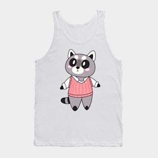 Chibi Raccoon Critter Tank Top